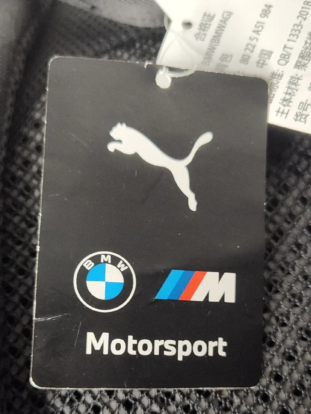BMW Puma 50yrs Discontinued Motorsport Graphic Padded Backpack Unisex NWT